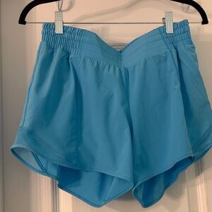lululemon athletica Bright Sky Blue Running Shorts